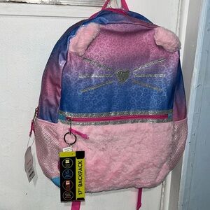 Brand New Leopard Kitty Girl Backpack.